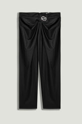 Accessory Detailed Pleated Pants